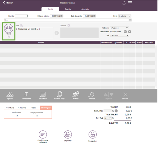 ROBBIN-creation-devis-creation-client